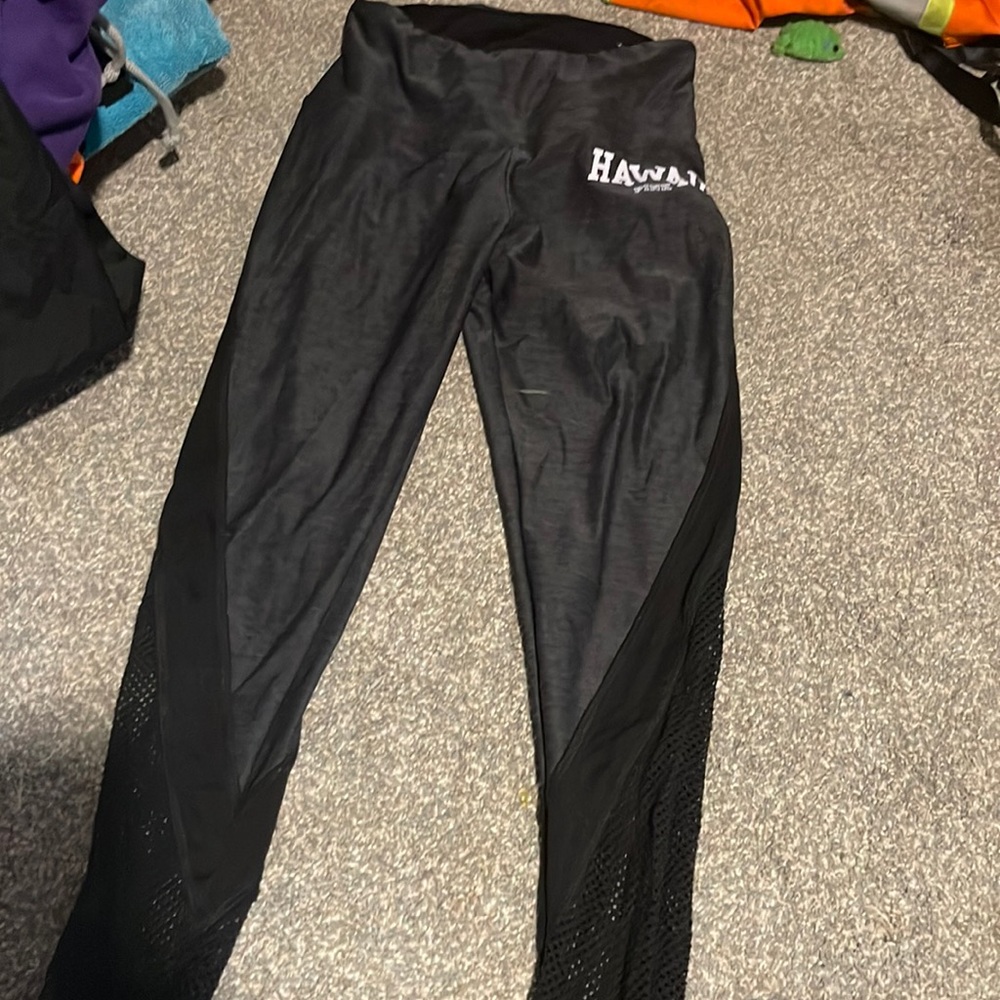 Grey and black Victoria Secret leggings